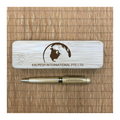 Custom Bamboo Ball Pen Printing 40