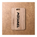 Custom Bamboo Luggage Tag 13