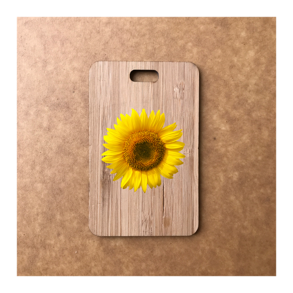 Custom Bamboo Luggage Tag 13