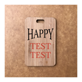 Custom Bamboo Luggage Tag 13