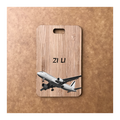 Custom Bamboo Luggage Tag 13
