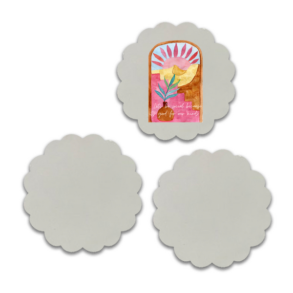 Custom Acrylic Coaster Printing 06(set)