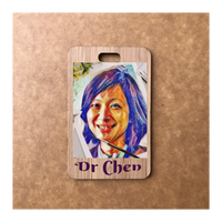 Custom Bamboo Luggage Tag 13