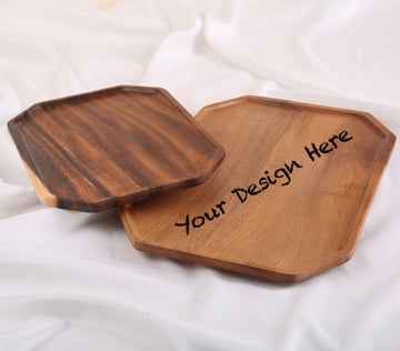 Custom solid wooden tray 11