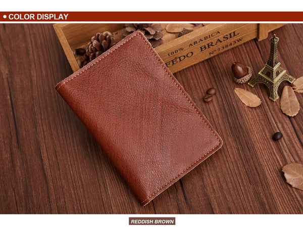 Custom Genuine Leather Passport holder 01