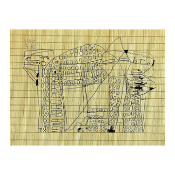 Custom bamboo placemat 01