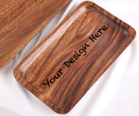 Custom solid wooden tray 12（small)