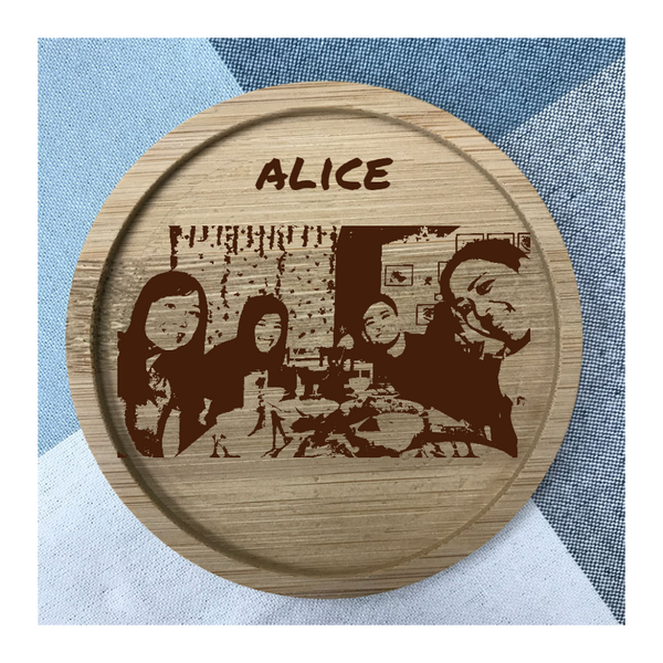 Custom Bamboo Coaster Printing 16