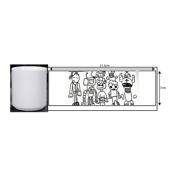 Custom Ceramic Coffee Mugs 02(250ml)