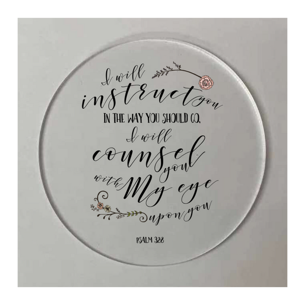 Custom Acrylic Coaster 01