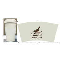 Bamboo fiber cup 02(420 ml, Engraved)