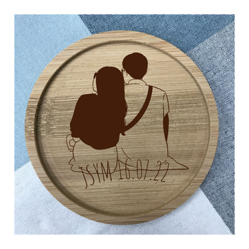 Custom Bamboo Coaster Printing 16
