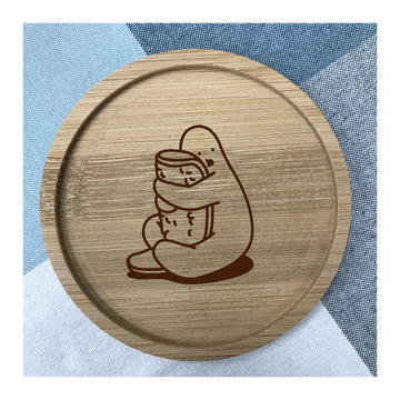 Custom Bamboo Coaster Printing 16