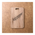 Custom Bamboo Luggage Tag 13