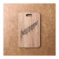 Custom Bamboo Luggage Tag 13