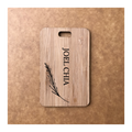Custom Bamboo Luggage Tag 13