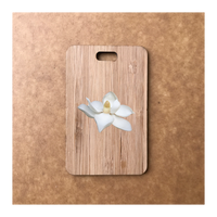 Custom Bamboo Luggage Tag 13