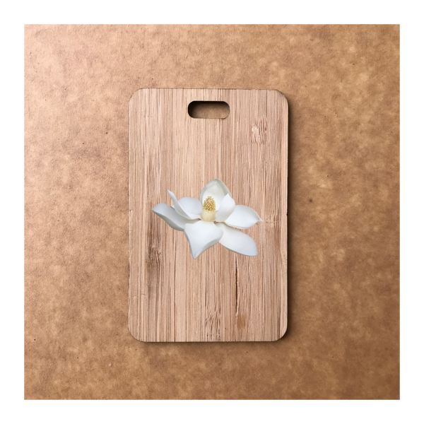 Custom Bamboo Luggage Tag 13