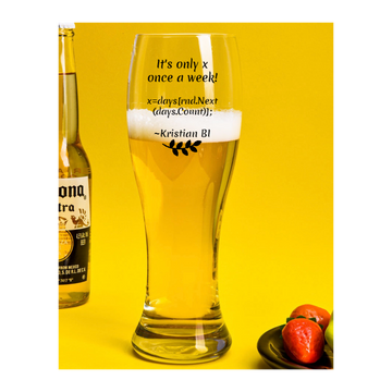 Custom Beer Glass Mug Printing 01