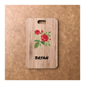 Custom Bamboo Luggage Tag 13