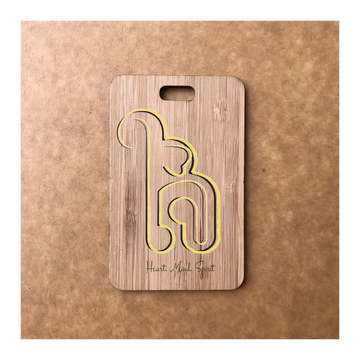 Custom Bamboo Luggage Tag 13