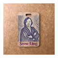 Custom Bamboo Luggage Tag 13