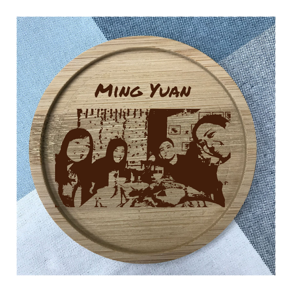 Custom Bamboo Coaster Printing 16