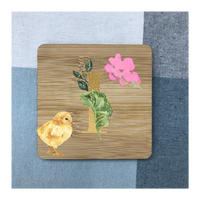 Custom Bamboo Coaster Printing 08