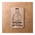 Custom Bamboo Luggage Tag 13
