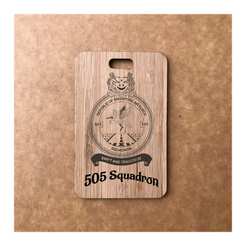 Custom Bamboo Luggage Tag 13