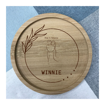 Custom Bamboo Coaster Printing 16