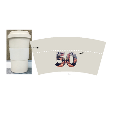 Bamboo fiber cup 02a(420 ml, Color Print)