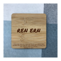 Custom Bamboo Coaster Printing 08