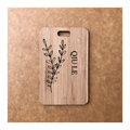 Custom Bamboo Luggage Tag 13
