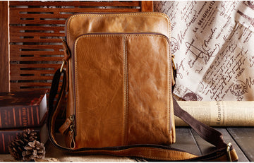 Custom Genuine Leather Sling Bag 01