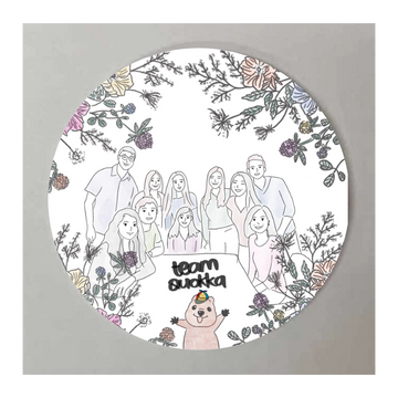 Custom Acrylic Coaster 01