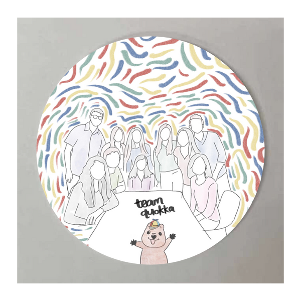 Custom Acrylic Coaster 01