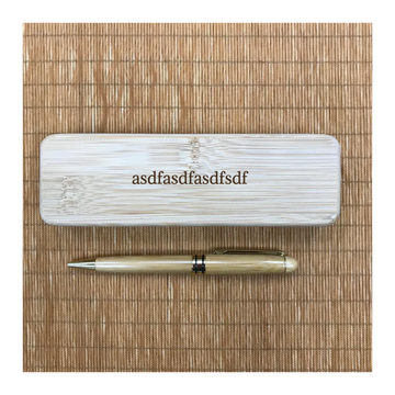Custom Bamboo Ball Pen Printing 40