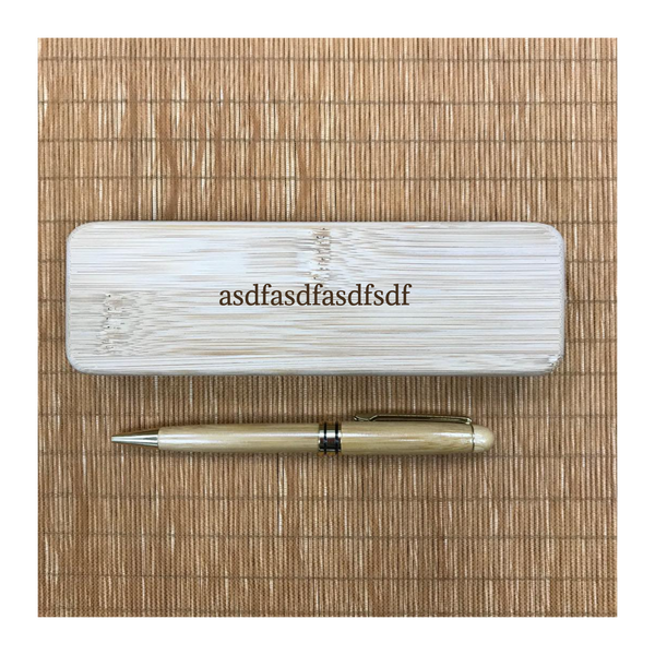 Custom Bamboo Ball Pen Printing 40