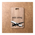 Custom Bamboo Luggage Tag 13