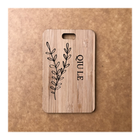 Custom Bamboo Luggage Tag 13