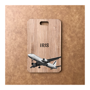 Custom Bamboo Luggage Tag 13