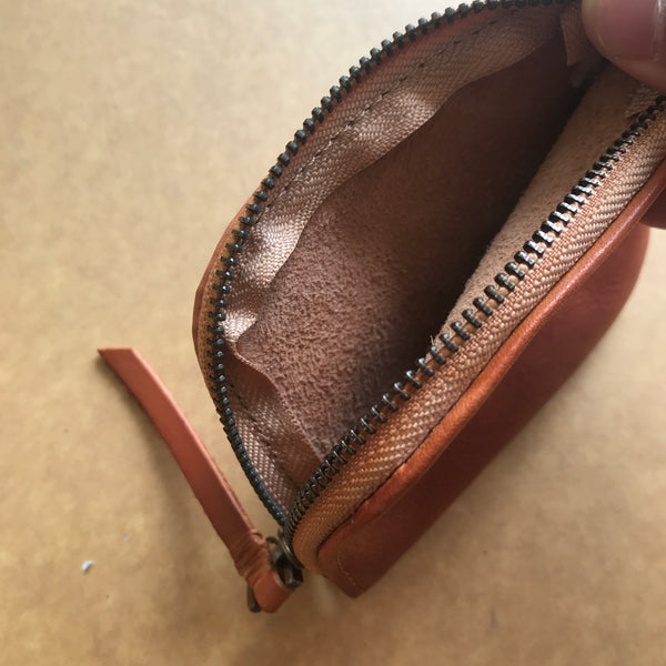 leather coin pouch