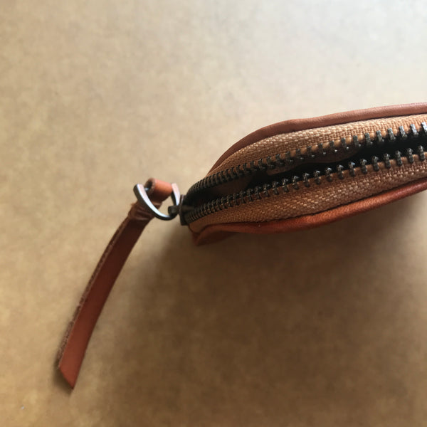 leather coin pouch