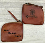 Custom Genuine Leather Coin Pouch 02