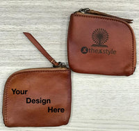 Custom Genuine Leather Coin Pouch 02