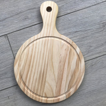 Custom Wood pizza platter 01