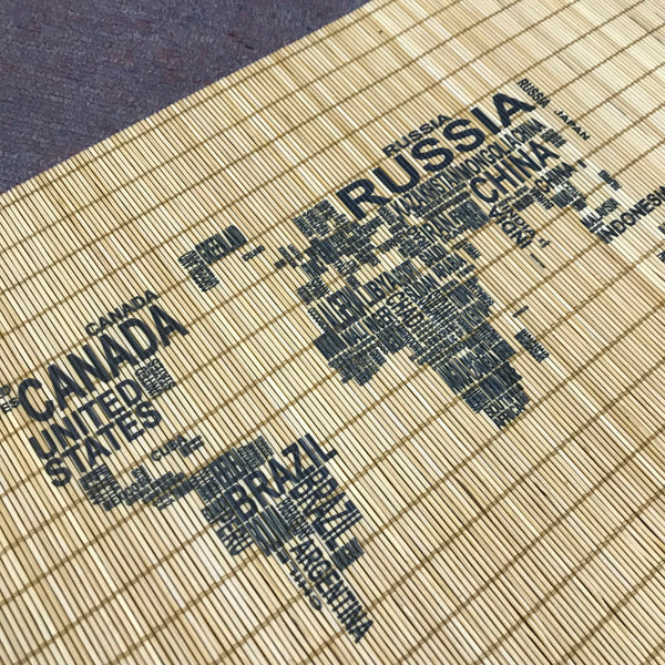 Custom bamboo placemat 01