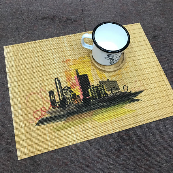 Custom bamboo placemat 01