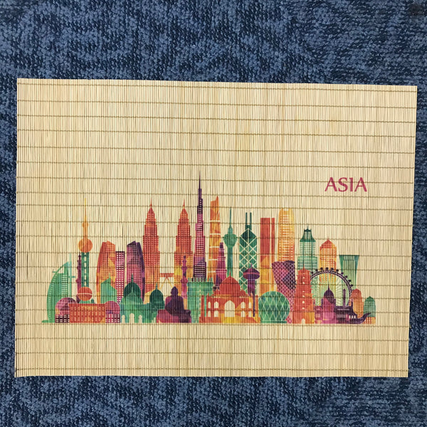 Custom bamboo placemat 01